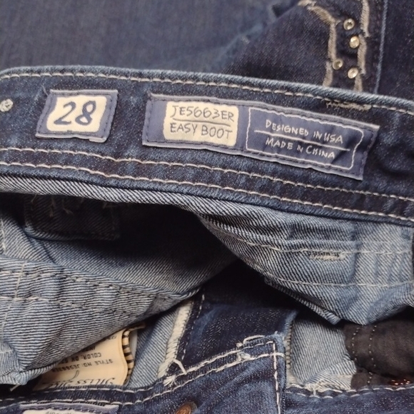 Miss Me Deep Blue Boot Cut Jeans,Western, Rodeo, Festival. - Picture 15 of 15